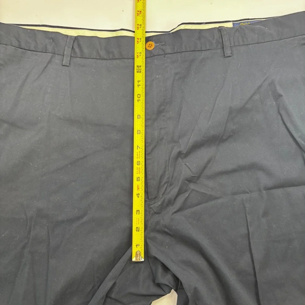 Polo‎ Ralph Lauren Mens Navy Blue Stretch Classic Fit Chino Shorts Size 46B